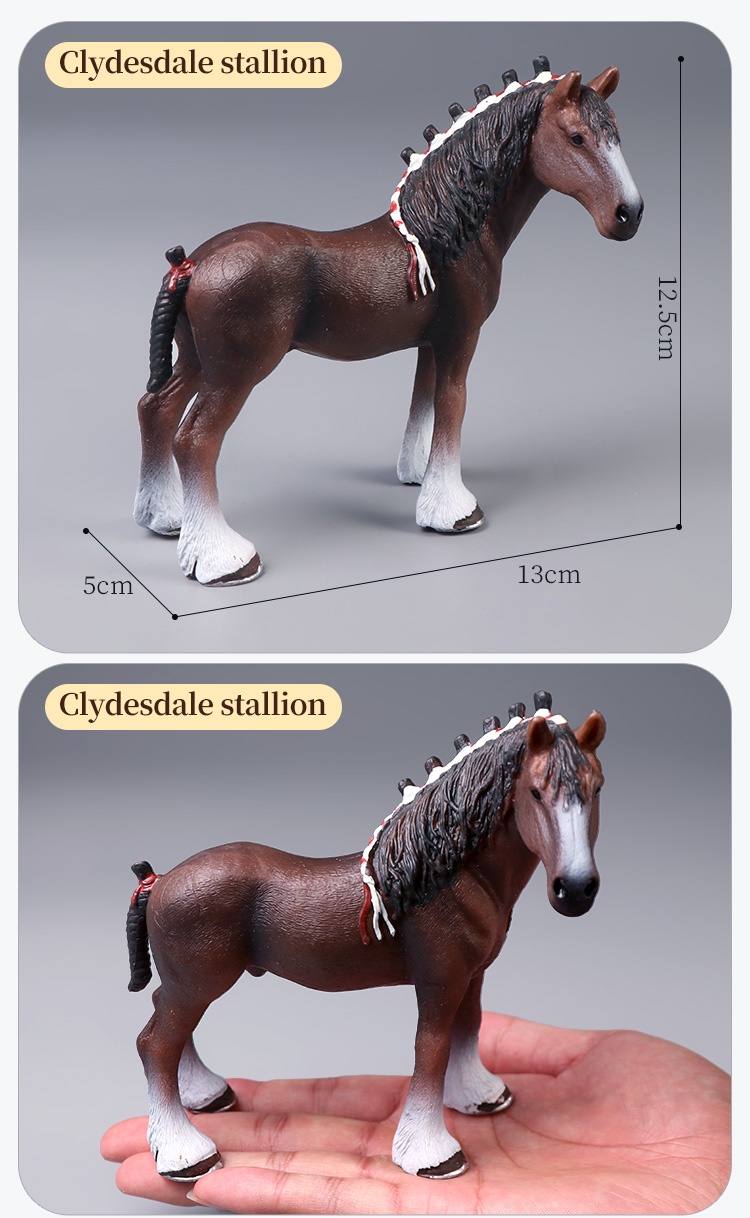 Farm Animal Model Simulation Wild Forest Animal Horse Model toys Action ...