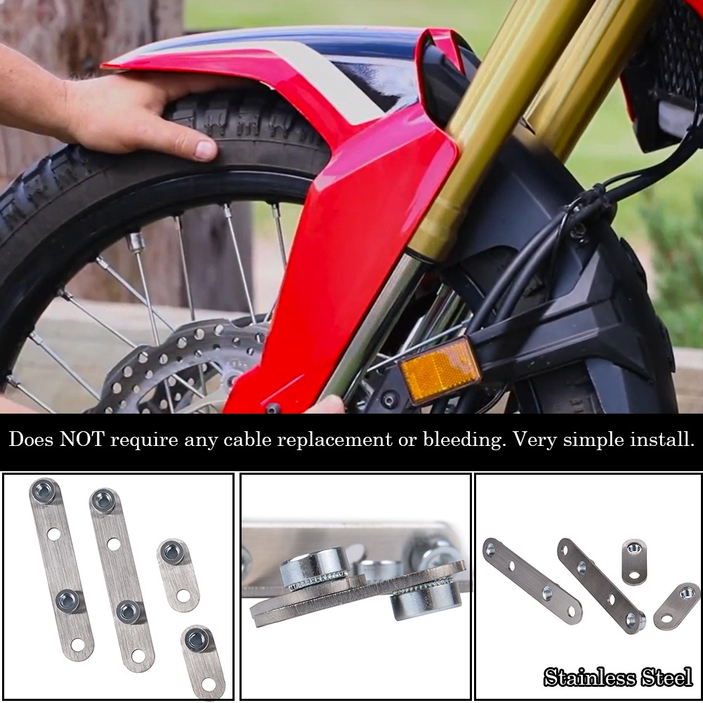 Ultrasupplier Stainless Steel Front Fender Riser Mudguard Lift Bracket ...