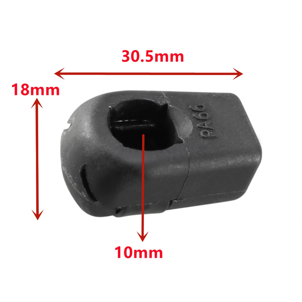 2Pcs Car Gas Spring Lift Supports Damper Replacement Fixed End Fitting ...