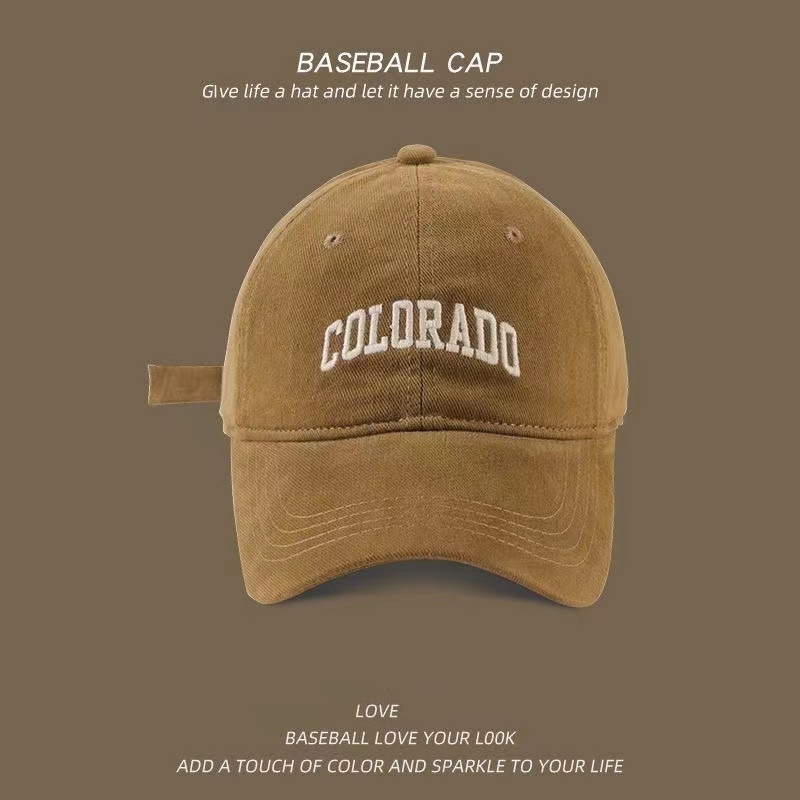 New summer hat fashion simple R letter embroidery baseball cap outdoor ...