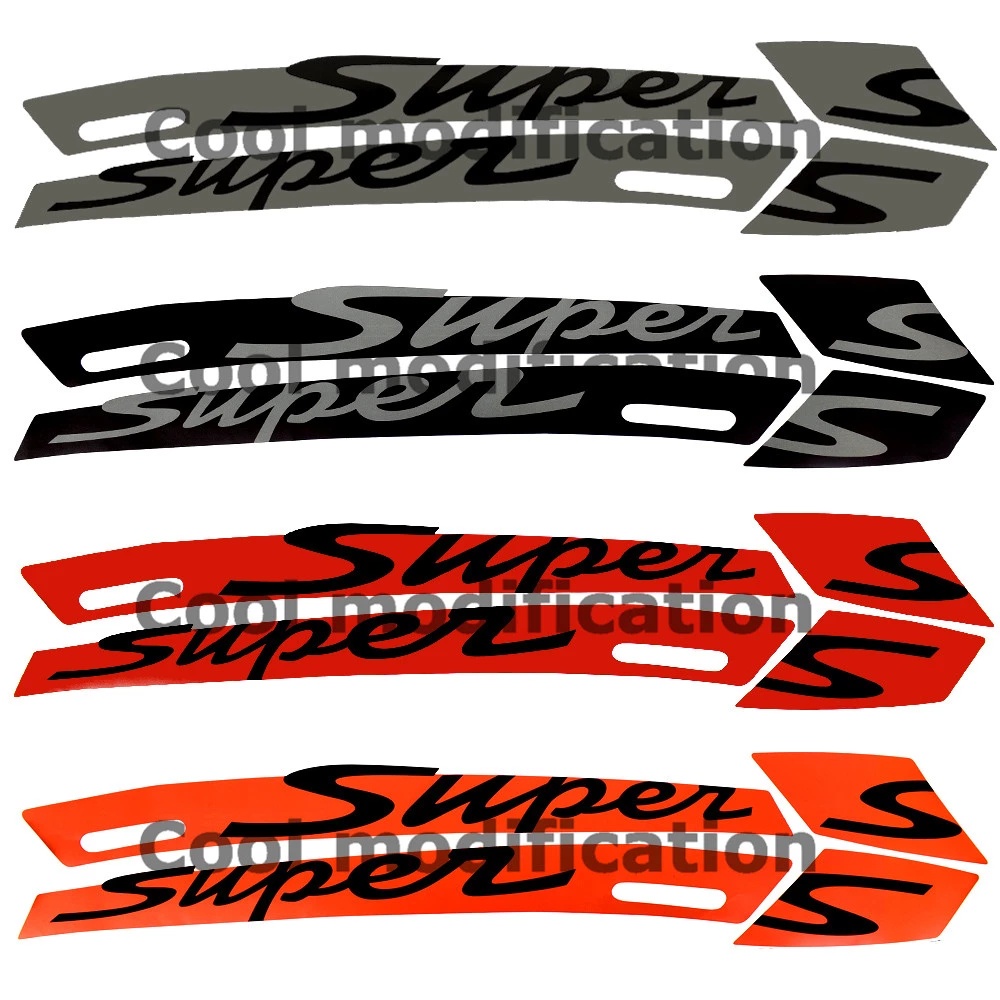 Autocollants Protection Réservoir Pour Vespa GTS 300 - Style Super Sport - Décalcomanies Latérales