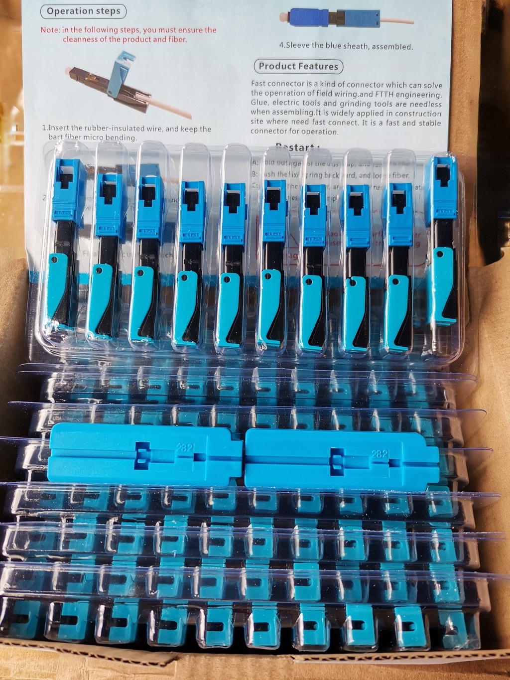 sc upc FTTH fiber optic Fiber Quick Connector fast connector SC UPC ...