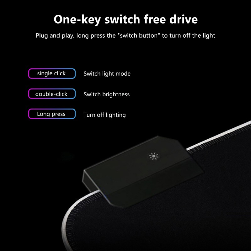 FORRICA RGB Large Gaming Mouse Pad 12 Light Modes 800x300x3 Mm Extended Mousepad Glowing Led Oversized Mat Anti-slip Rubber Base Keyboard Mouse Mats For Computer Laptop PC Desk Beast