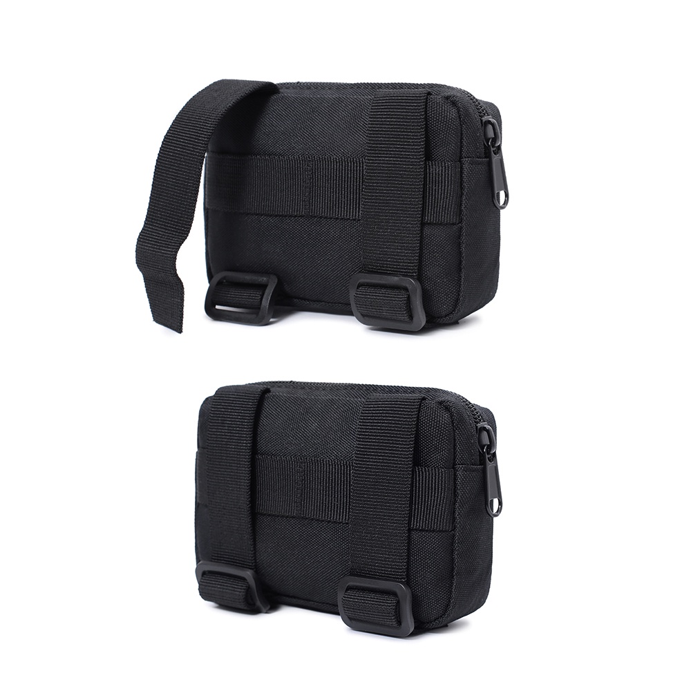 LUC Multifunctional 1000D Outdoor Waist Bag EDC Molle Tool Zipper Waist ...