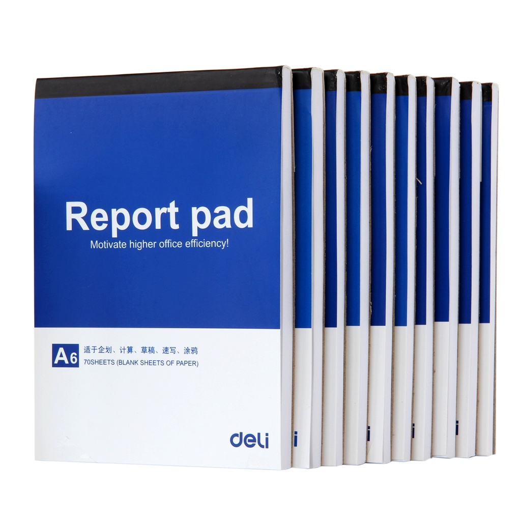 Deli 70Sheets A6 Blank Notebook Thickened Draft Paper Note Pad Notebook ...