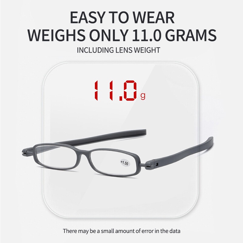 Reading Glass for Women New 360 Rotating Folding Reading Eyeglasses ...
