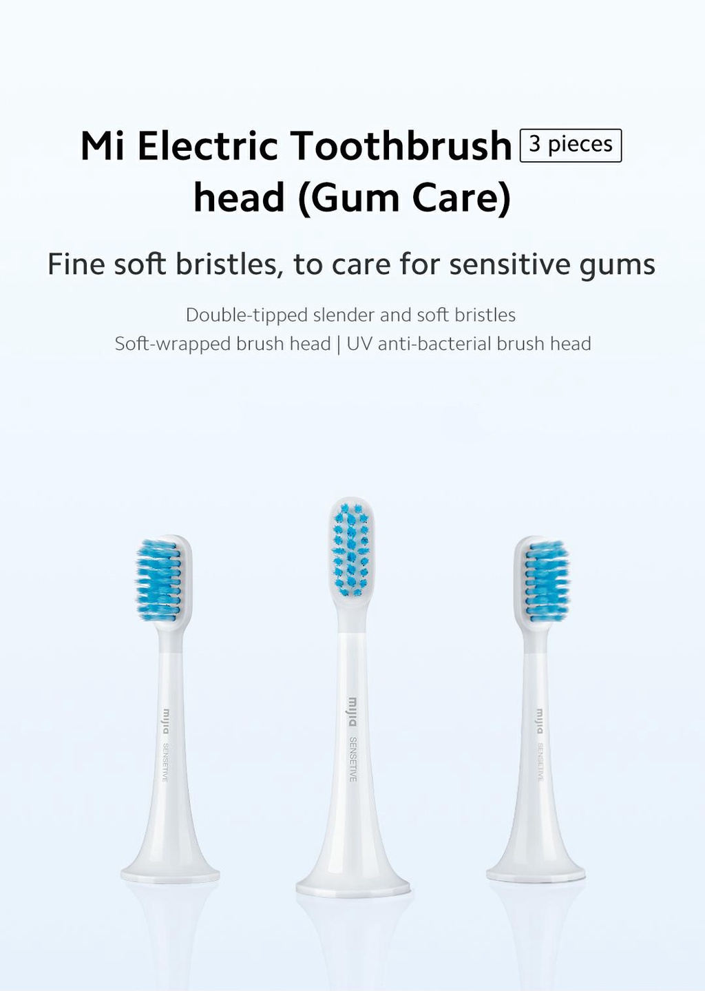Mi Electric Toothbrush Head (3-pack,standard) | Shopee Philippines