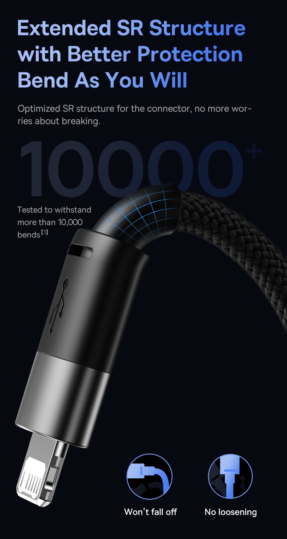 【24-Month Warranty】Baseus 3 in 1 Fast Charging Data Cable 3.5A USB C ...