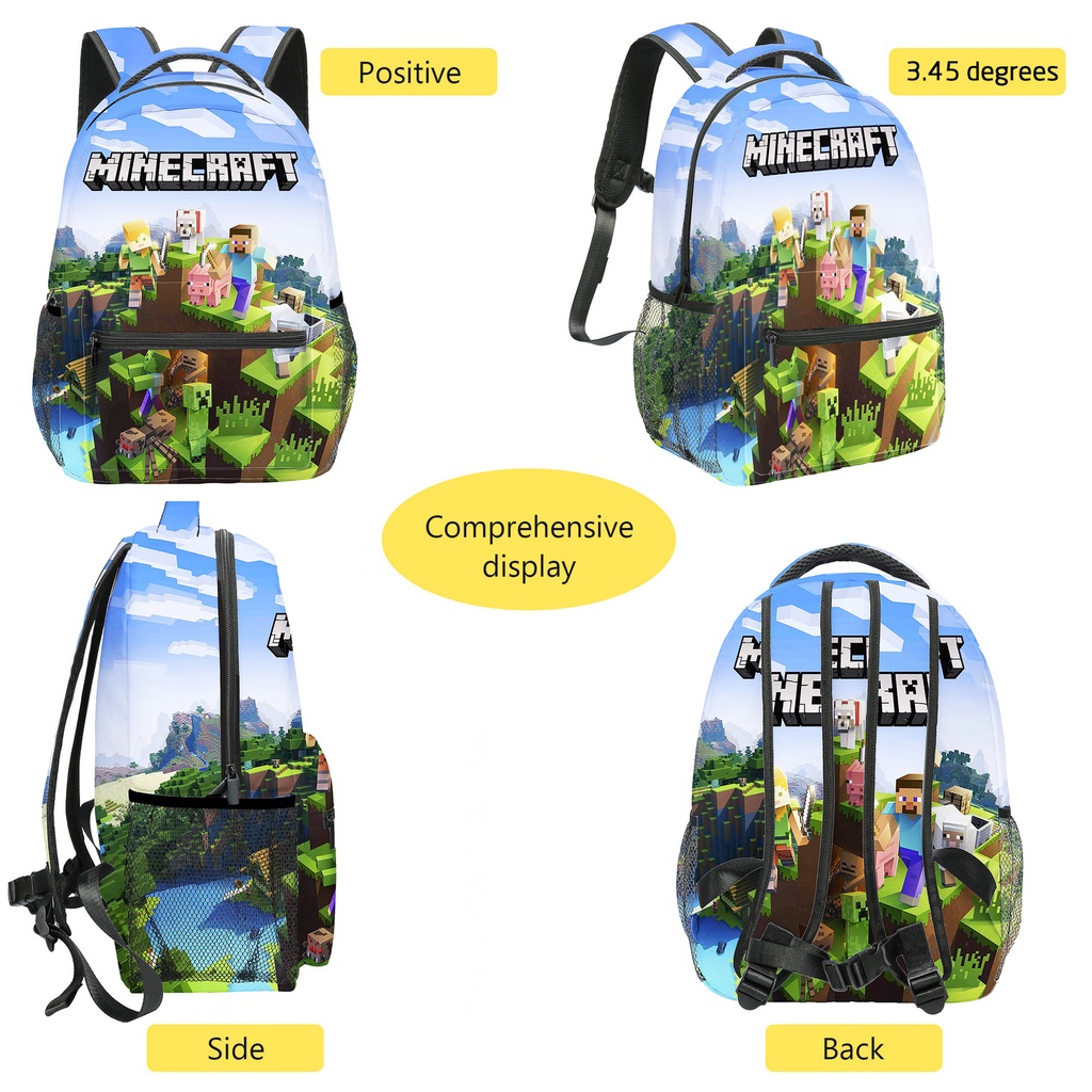 Rob Lox Bag Pack For Kids Boys Girls Roblox Robux Anime Cartoon School ...