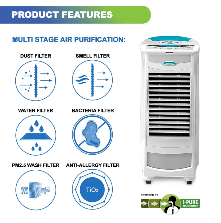 Symphony silver i 2024 evaporative air cooler