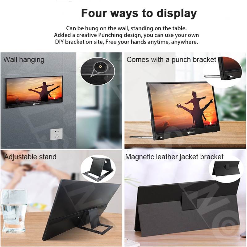 [Local Develiry ] Wistino 13.3 inch no touch Game Screen Thin Type c ...