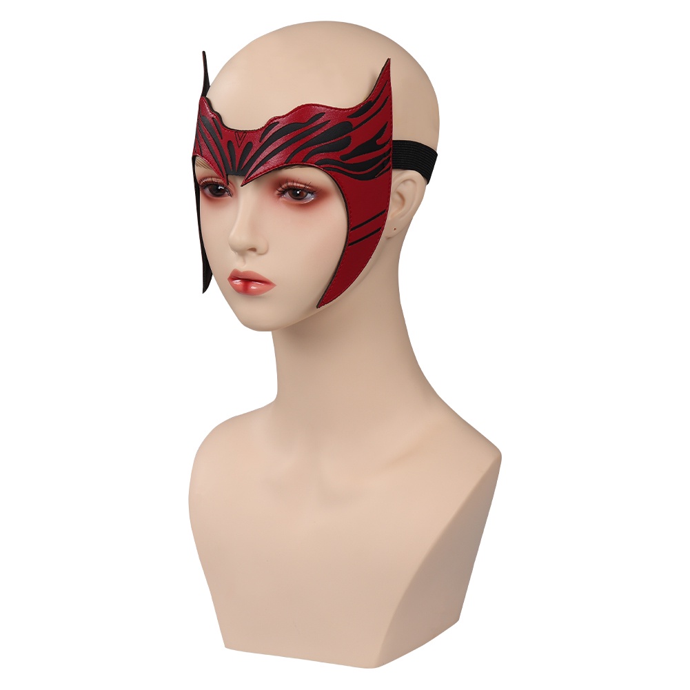 Strange Doctor in the Crazy Multiverse - Red Witch Mask Role Play PU ...