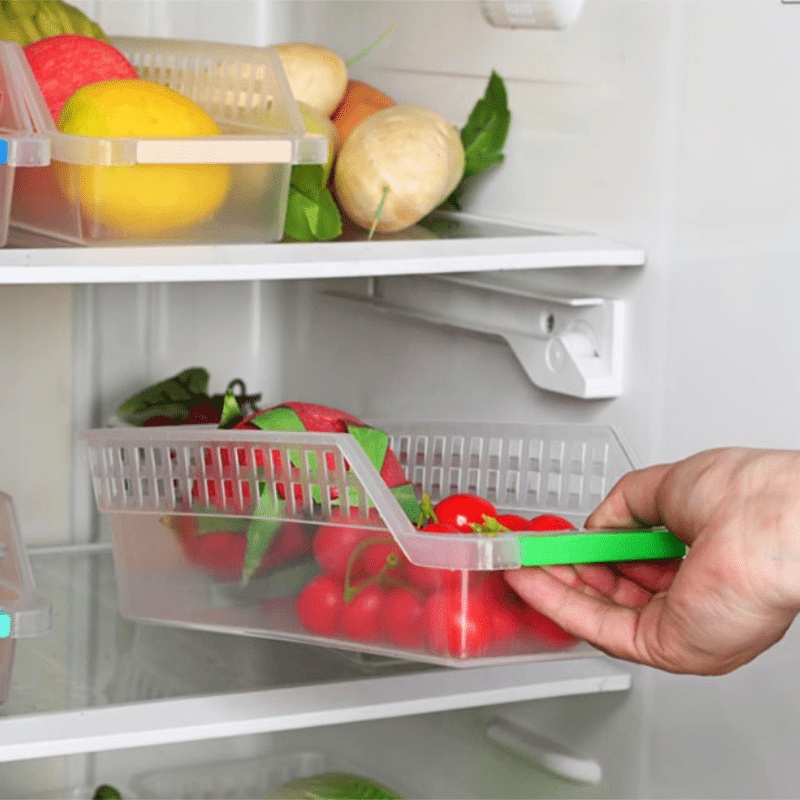 B03 COD【Manila】Kitchen Fridge Space Saver basket ref organizer fridge ...