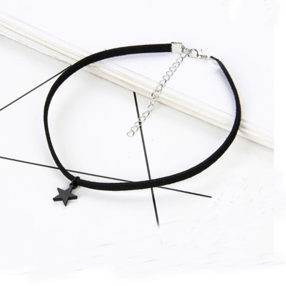 Vintage Handmade Black Velvet Choker For Women Gothic Punk Neck Jewelry ...