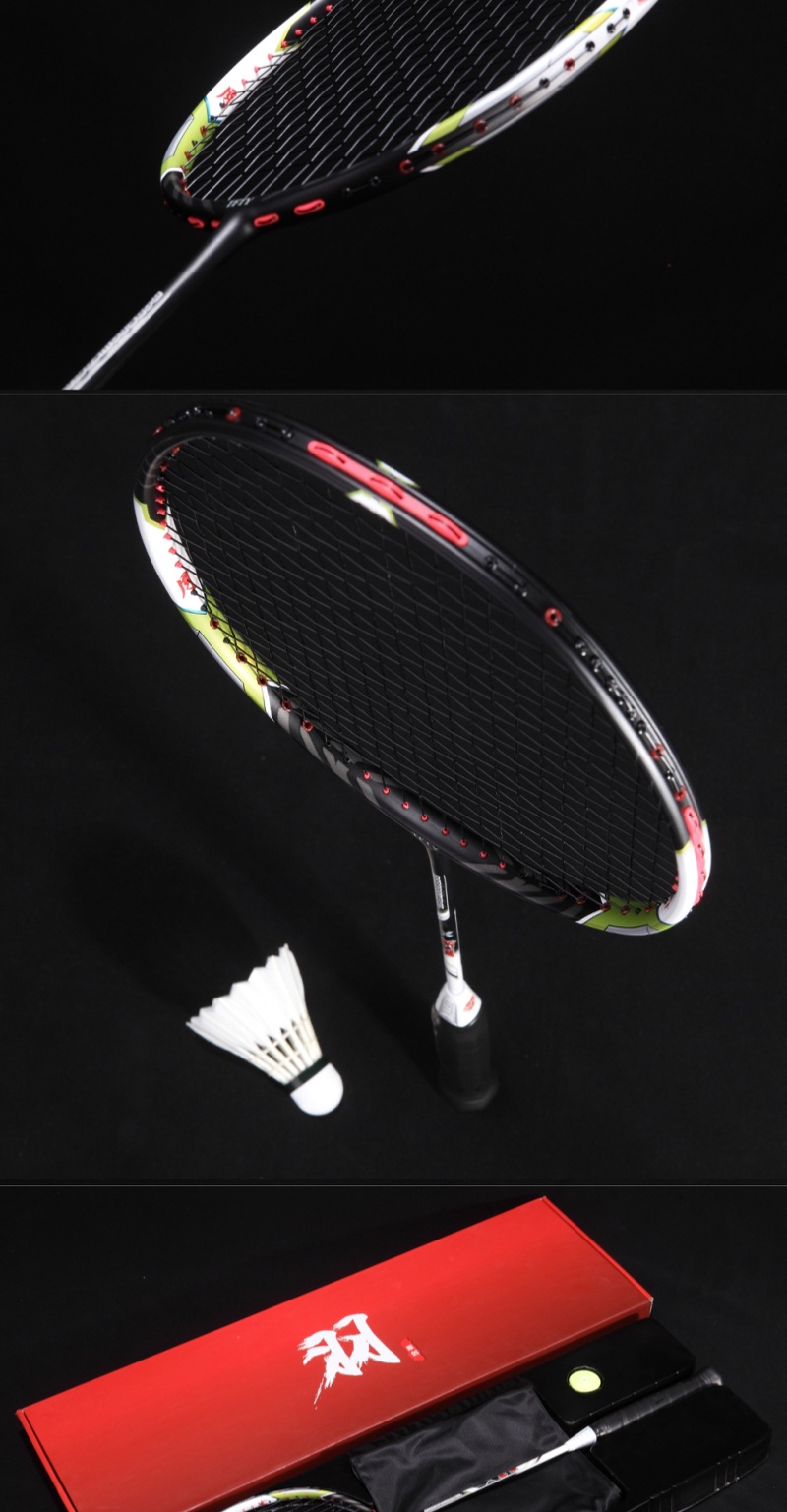 Alpsport Zy Series Badminton Racket Max 35 Lbs Violent Attack Full ...