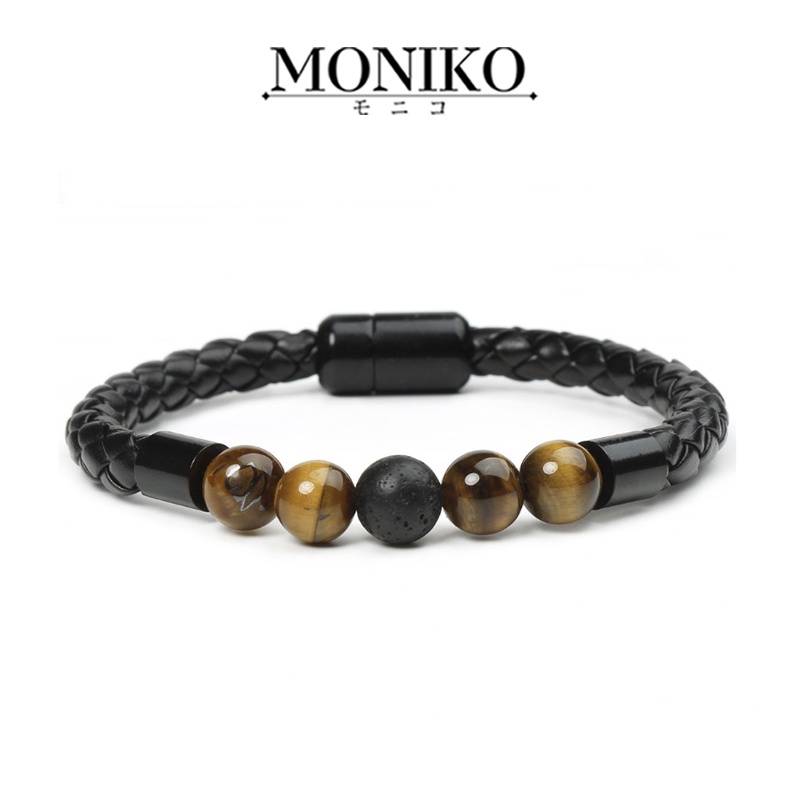 MONIKO Original Design Black Rope Tiger Eye Hand String Colorful ...