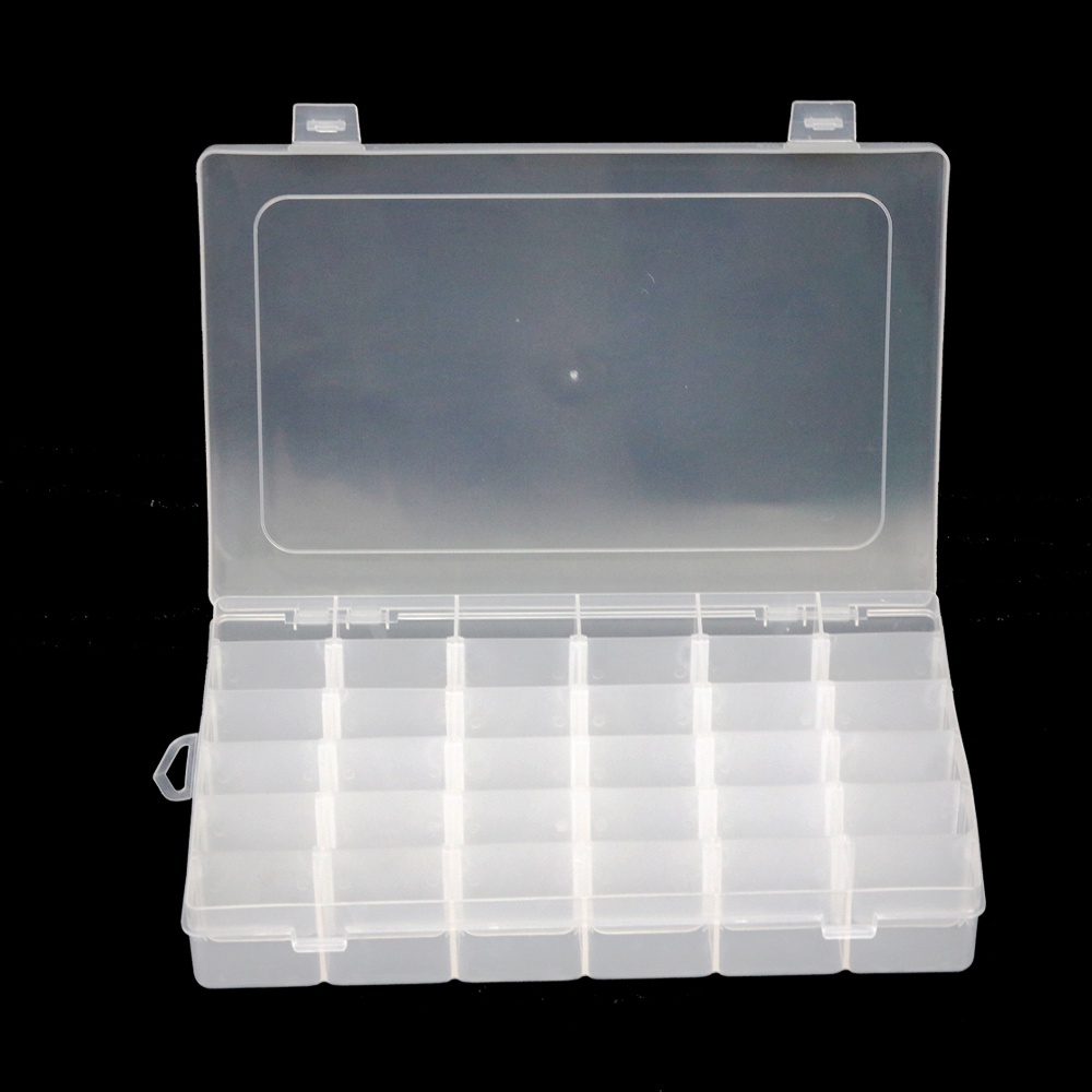 36 Grids Empty Plastic Thread Bobbins Spool Floss Organizer Storage Box ...