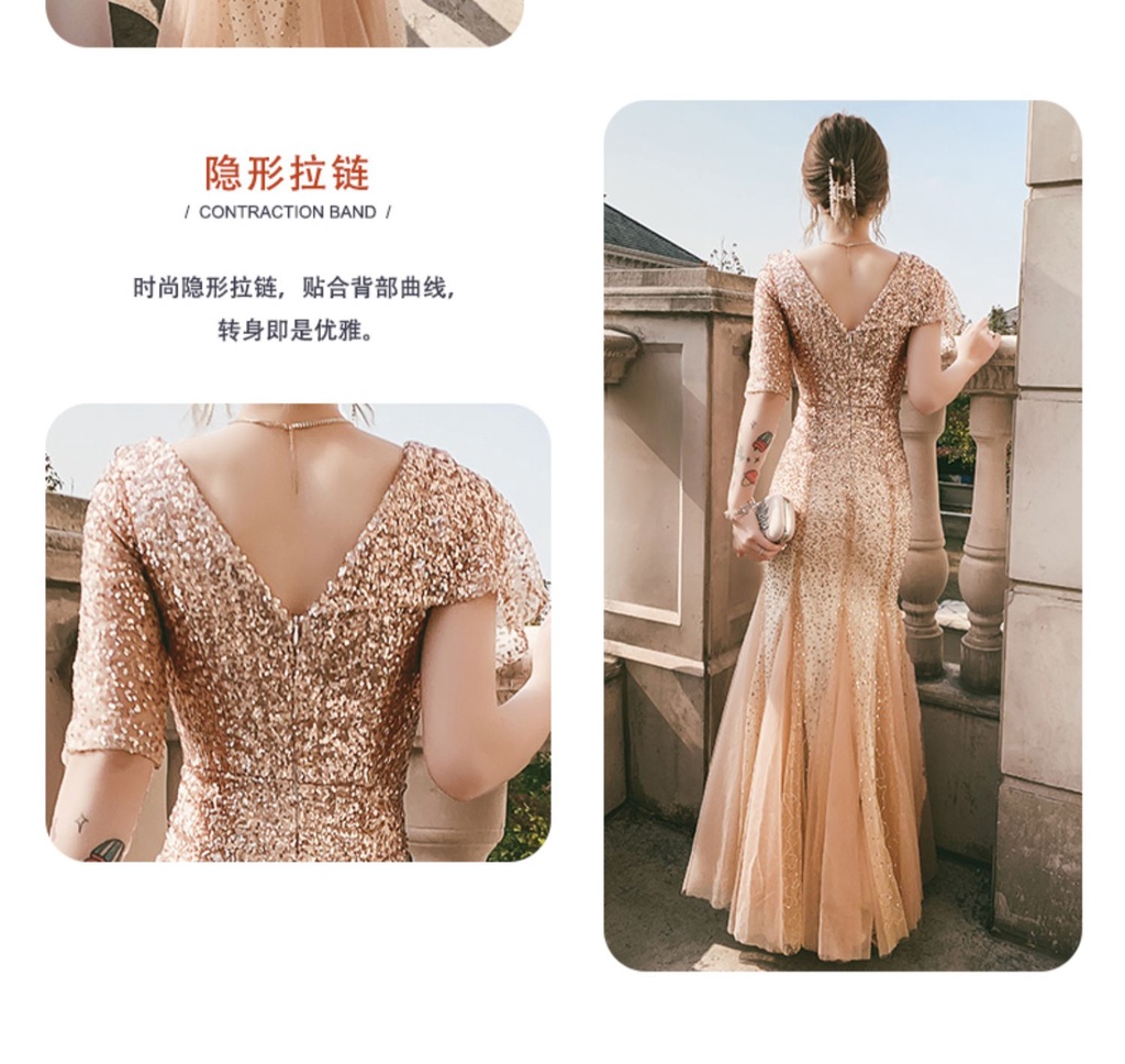 New Fashion Host Annual Meeting Evening Dress