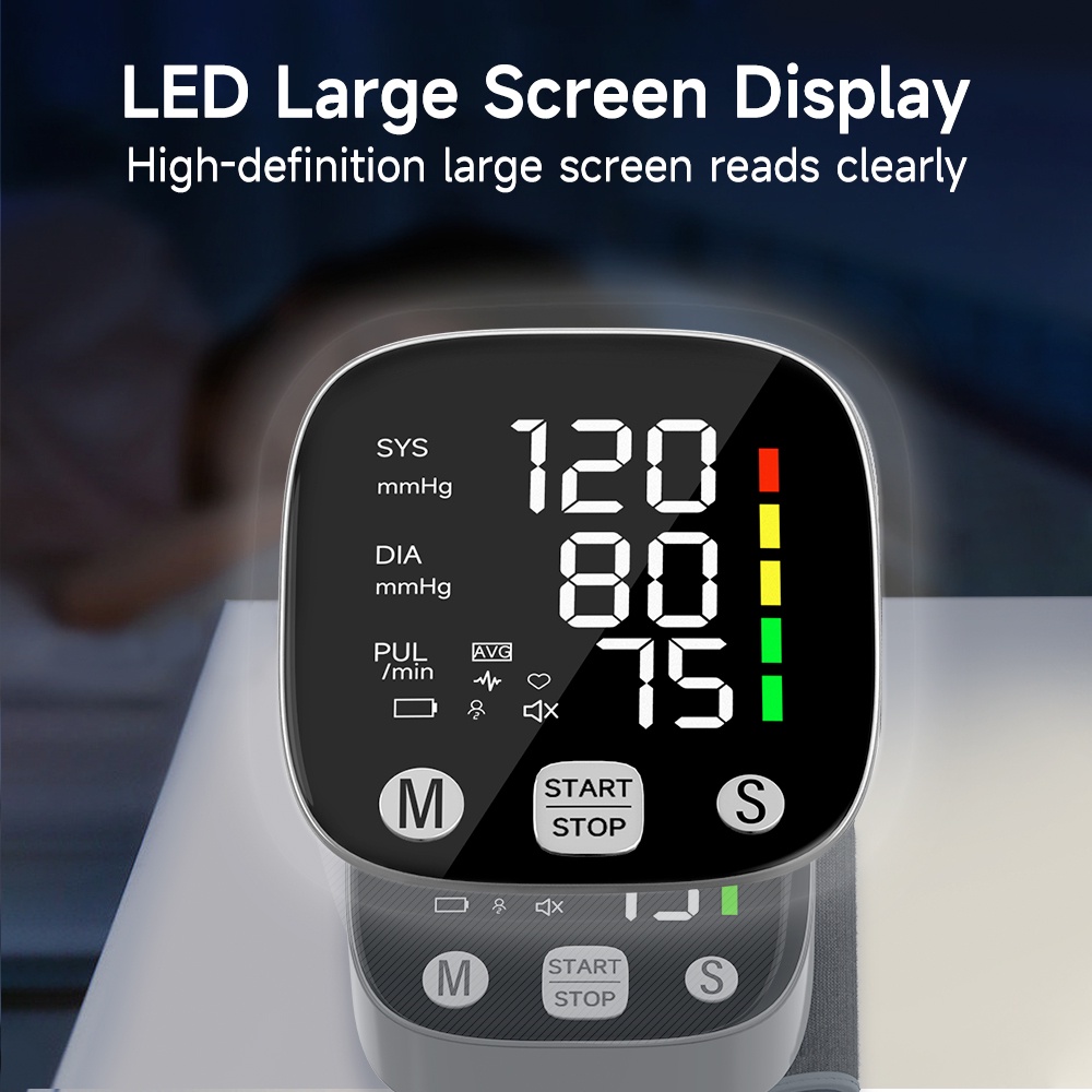 Yongrow Rechargeable Digital Wrist Blood Pressure Monitor Measurement ...