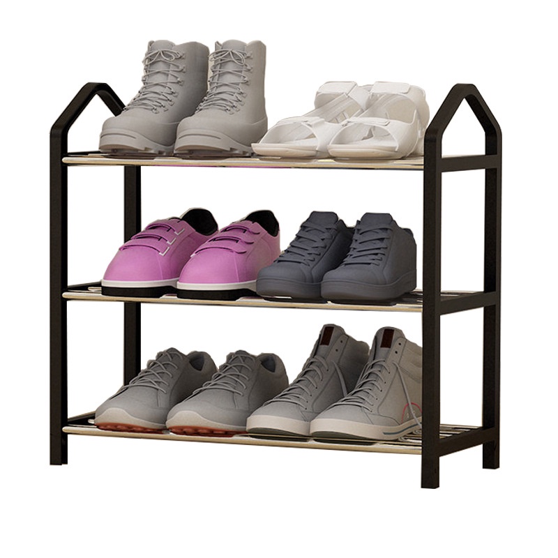 B55 COD Multi-layer shoe rack shoe stand assembly Dormitory steel tube ...
