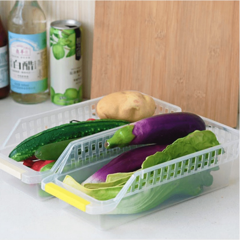 B03 COD【Manila】Kitchen Fridge Space Saver basket ref organizer fridge ...