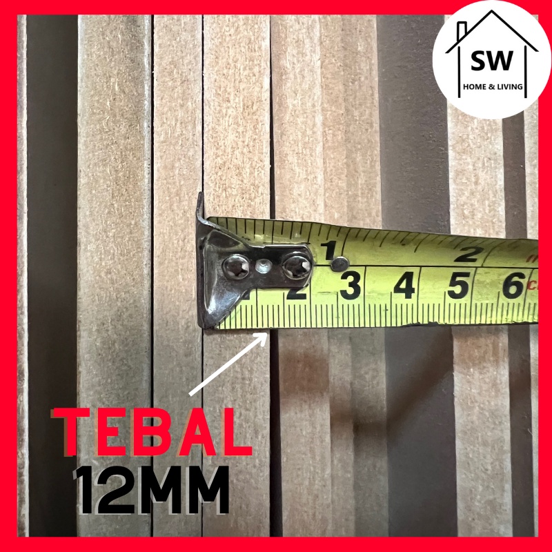 SW Papan MDF board 60CM 90CM 120CM DIY thickness 12mm board sheet papan