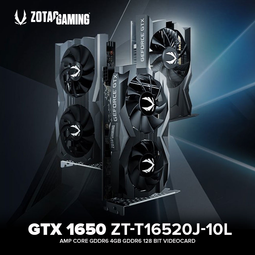 EasyPC | Zotac GTX 1650 ZT-T16520J-10L AMP Core GDDR6 4GB GDDR6 128 bit ...