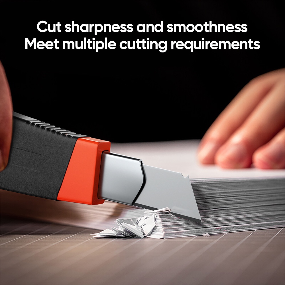 Mitsushi 16cm Utility Cutter Snap-Off Blade Knife Retractable Utility ...