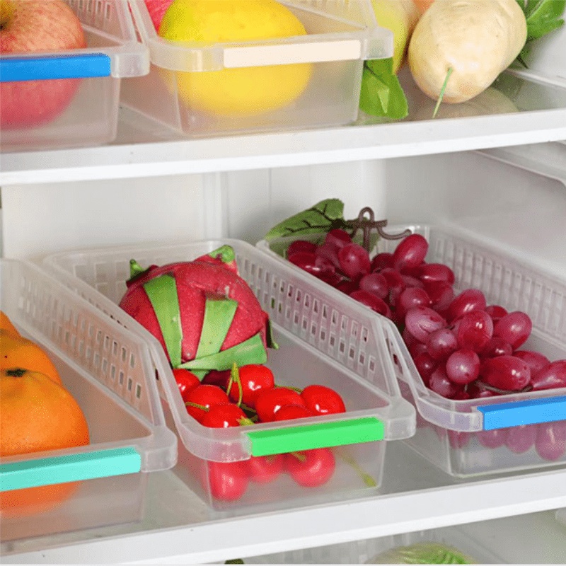 B03 COD【Manila】Kitchen Fridge Space Saver basket ref organizer fridge ...