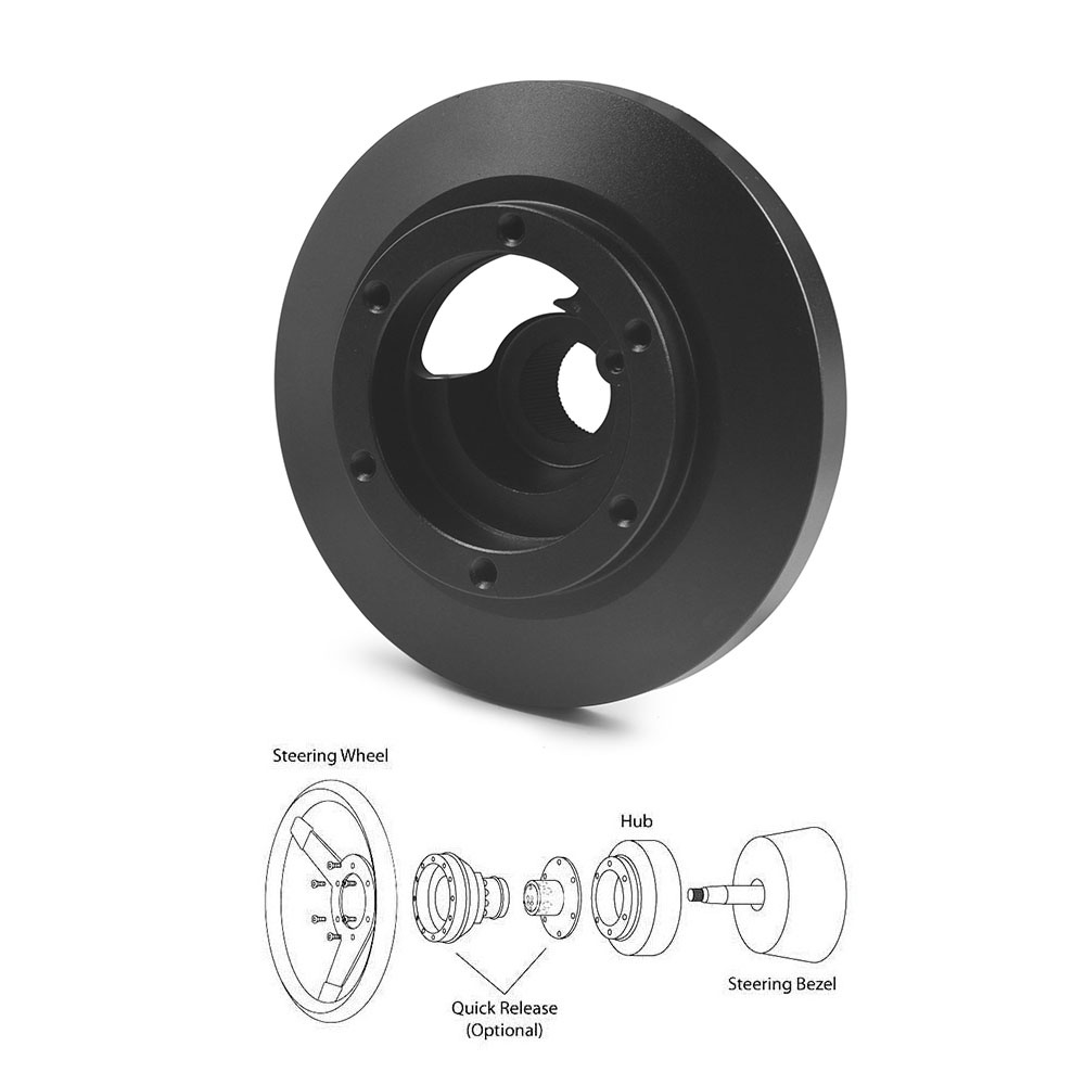 E36H Aluminum Steering Wheel Short Hub Adapter Quick Release Boss Kit ...