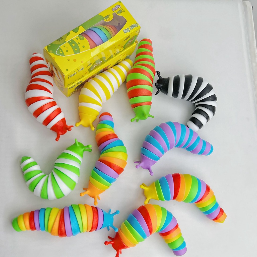 TikTok popular slug stress relief toy Fidget slug vent pop it slug ...
