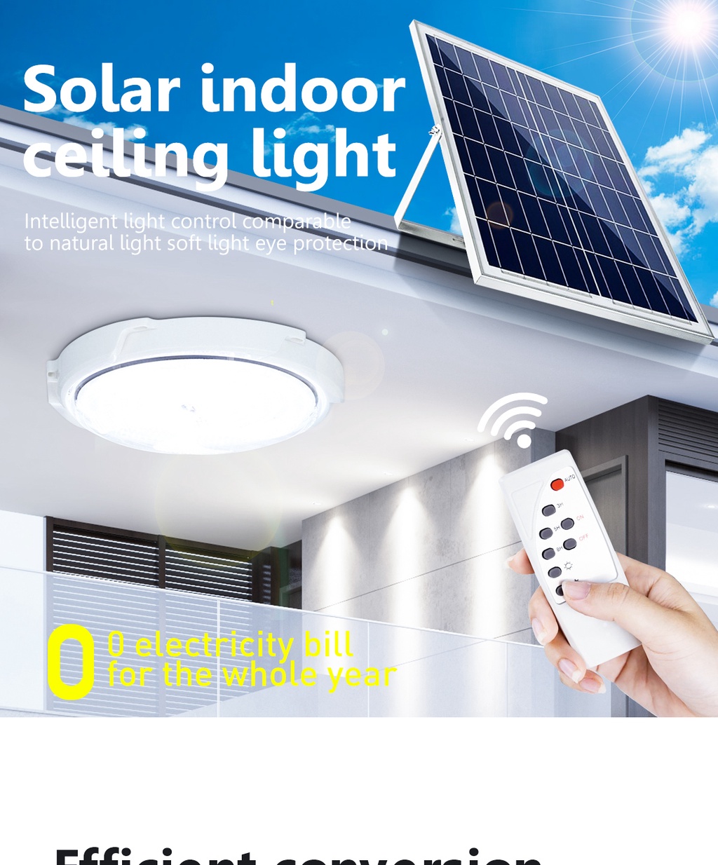 solar light indoor led lights automatic night bulb outdoor waterproof ...