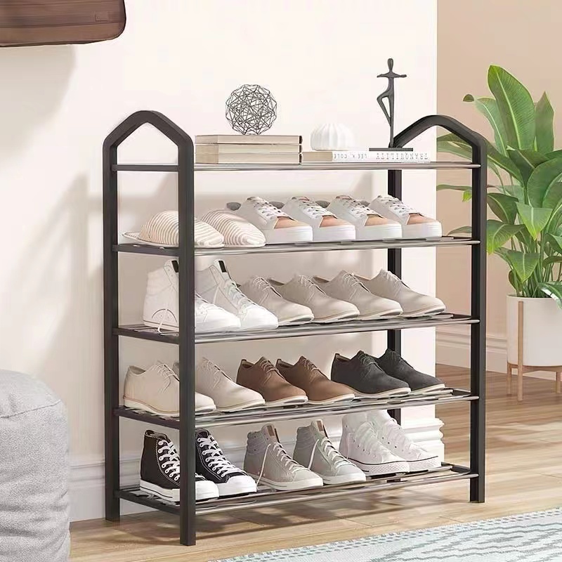 B55 COD Multi-layer shoe rack shoe stand assembly Dormitory steel tube ...