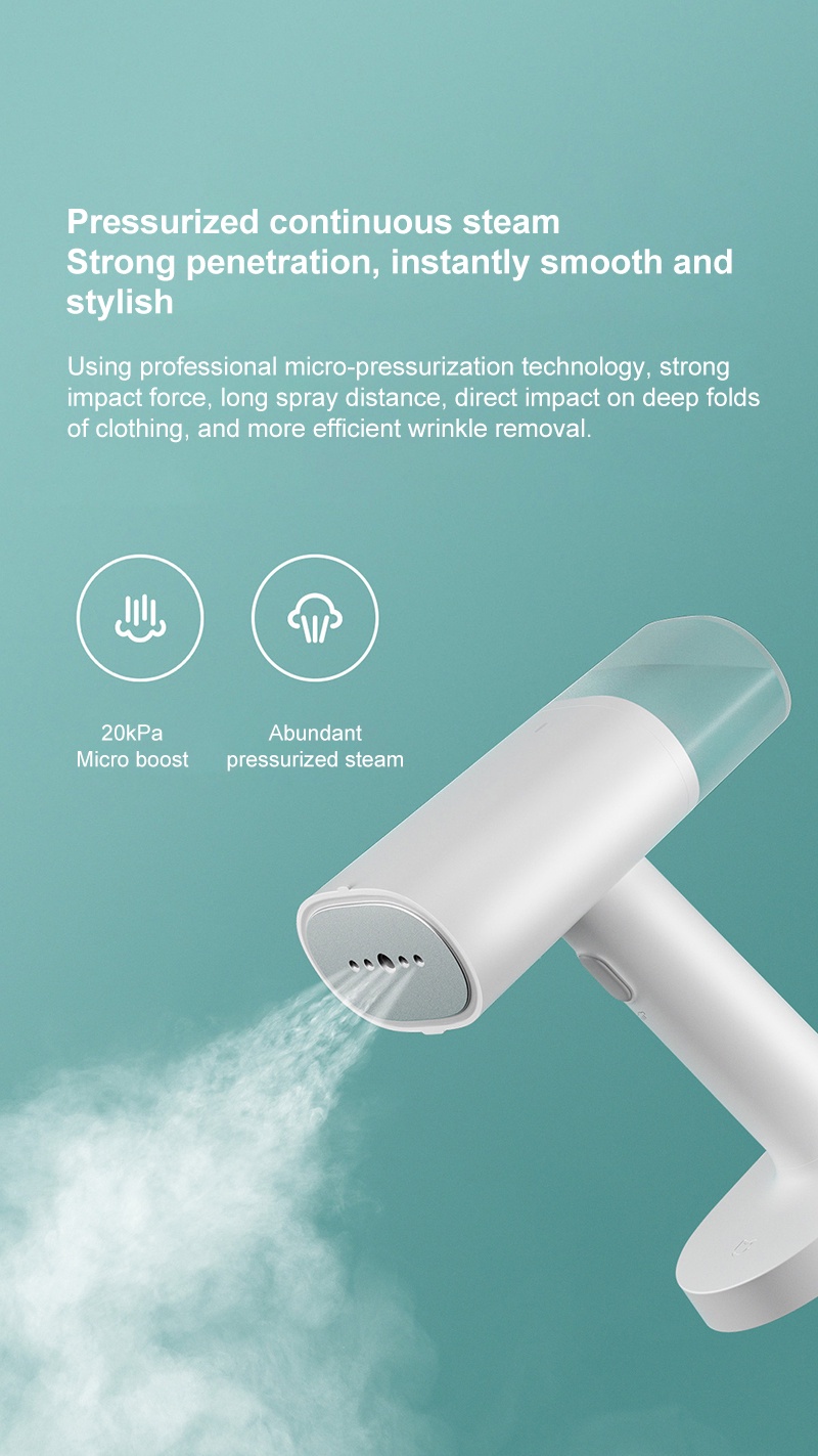 Xiaomi Zajia Steamer Iron Handheld Garment Steam Iron GT306LW Shopee
