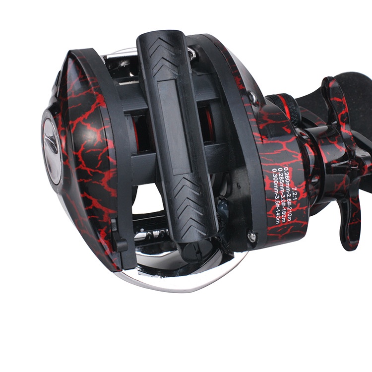 19 axis water drop wheel fishing line 7.2:1 horse mouth snakehead long ...