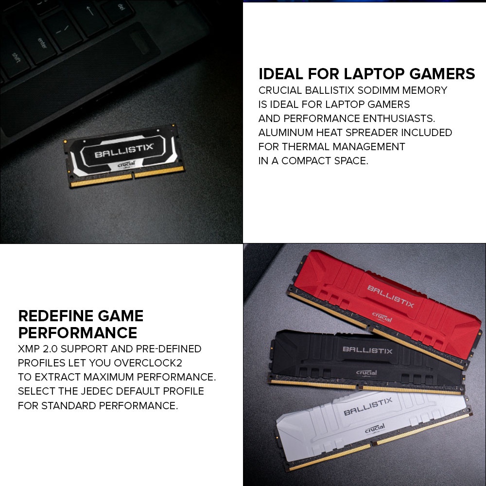 Ram Ballistix Sodimm EasyPC Crucial Ballistix 8gb Ddr4 3200mhz
