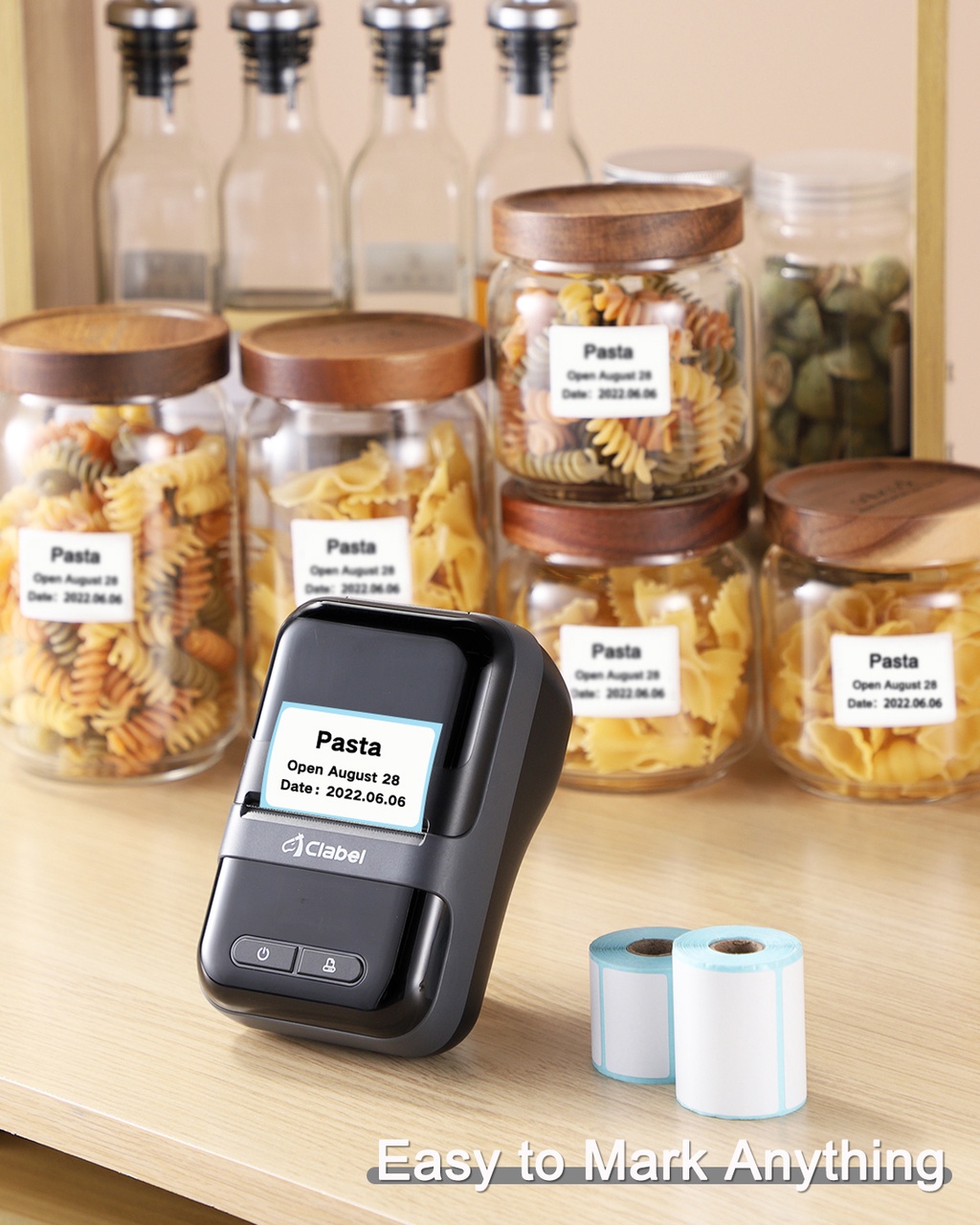 CLABEL 220B Price Tag Labeller Label Maker Printer Black Portable ...