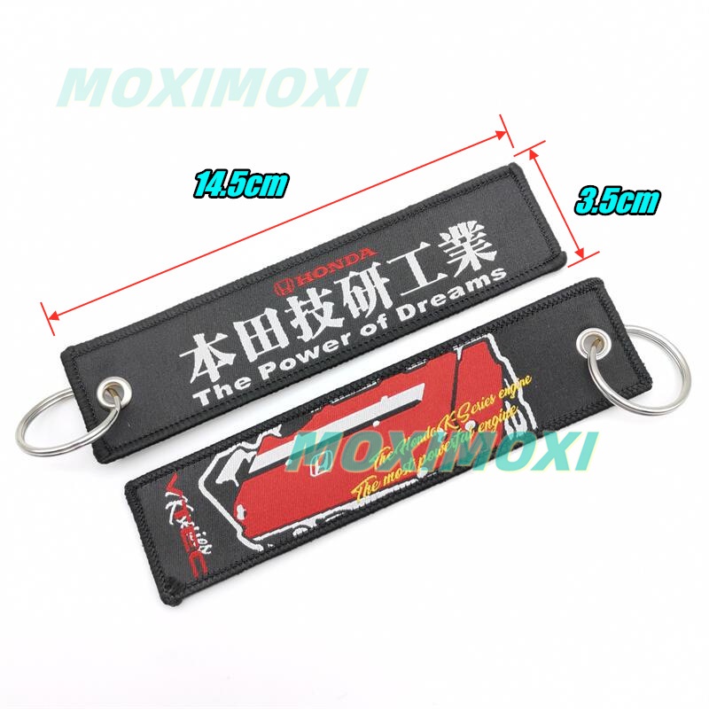 #HKS STI TRD SPARCO Racing Key Ring Embroidery Keychain Luggage Tag for ...