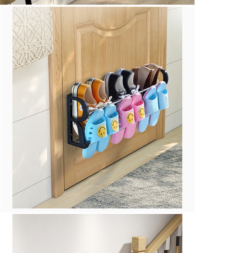 Door Back ShoeRack Wall Mounted Slipper Organize Storage Stand hanging ...