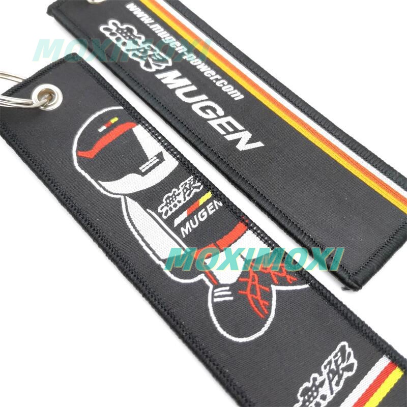 #HKS STI TRD SPARCO Racing Key Ring Embroidery Keychain Luggage Tag for ...