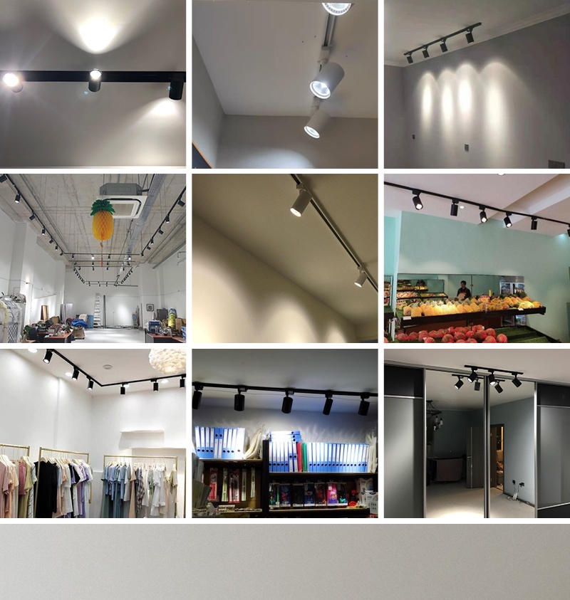 Whole Set RGB Track Light Spotlight Colorful Lamp Stage Lighting