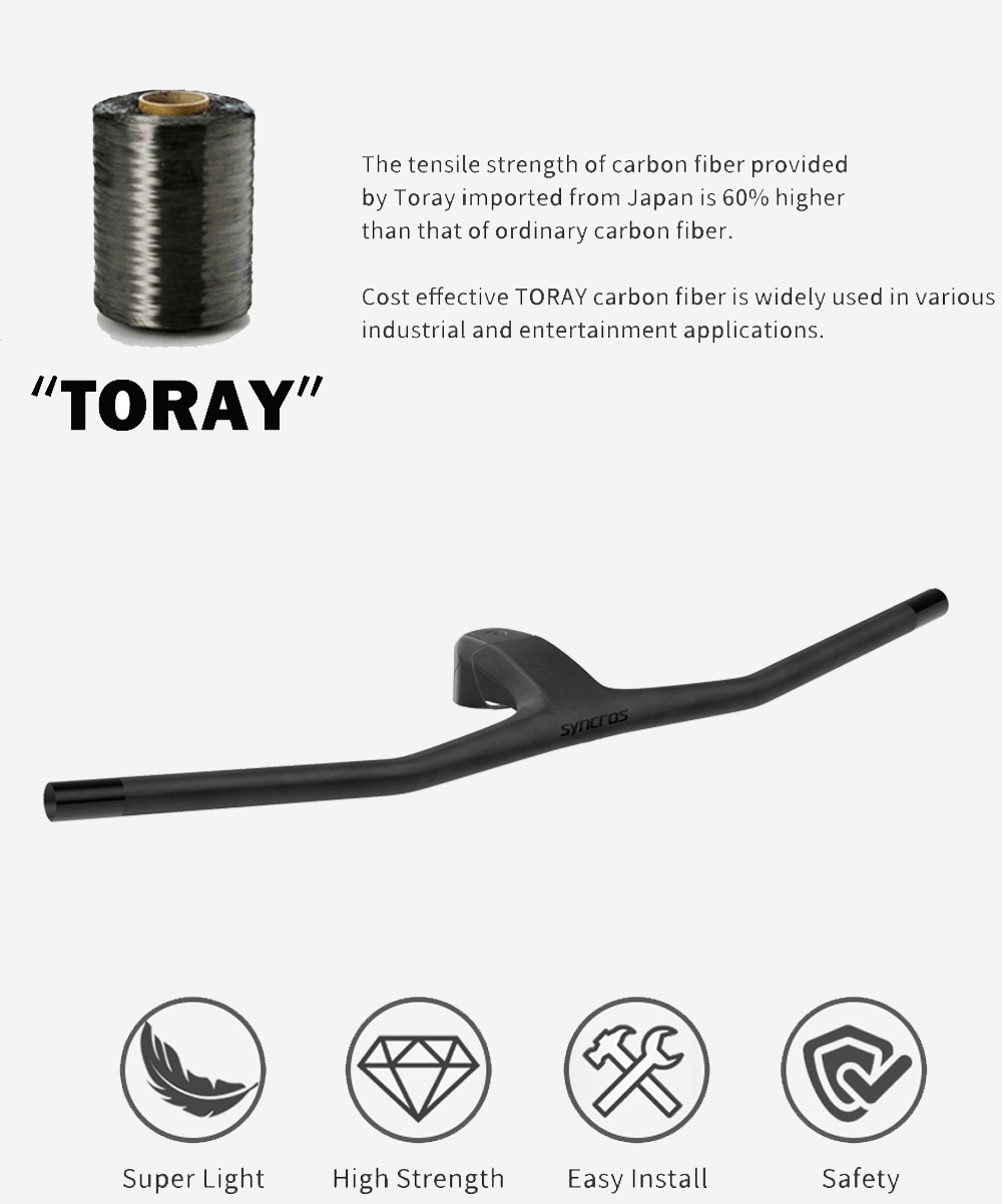 SYNCROS FRASER IC SL WC 740MM -20° Full Carbon Fibre Integrated