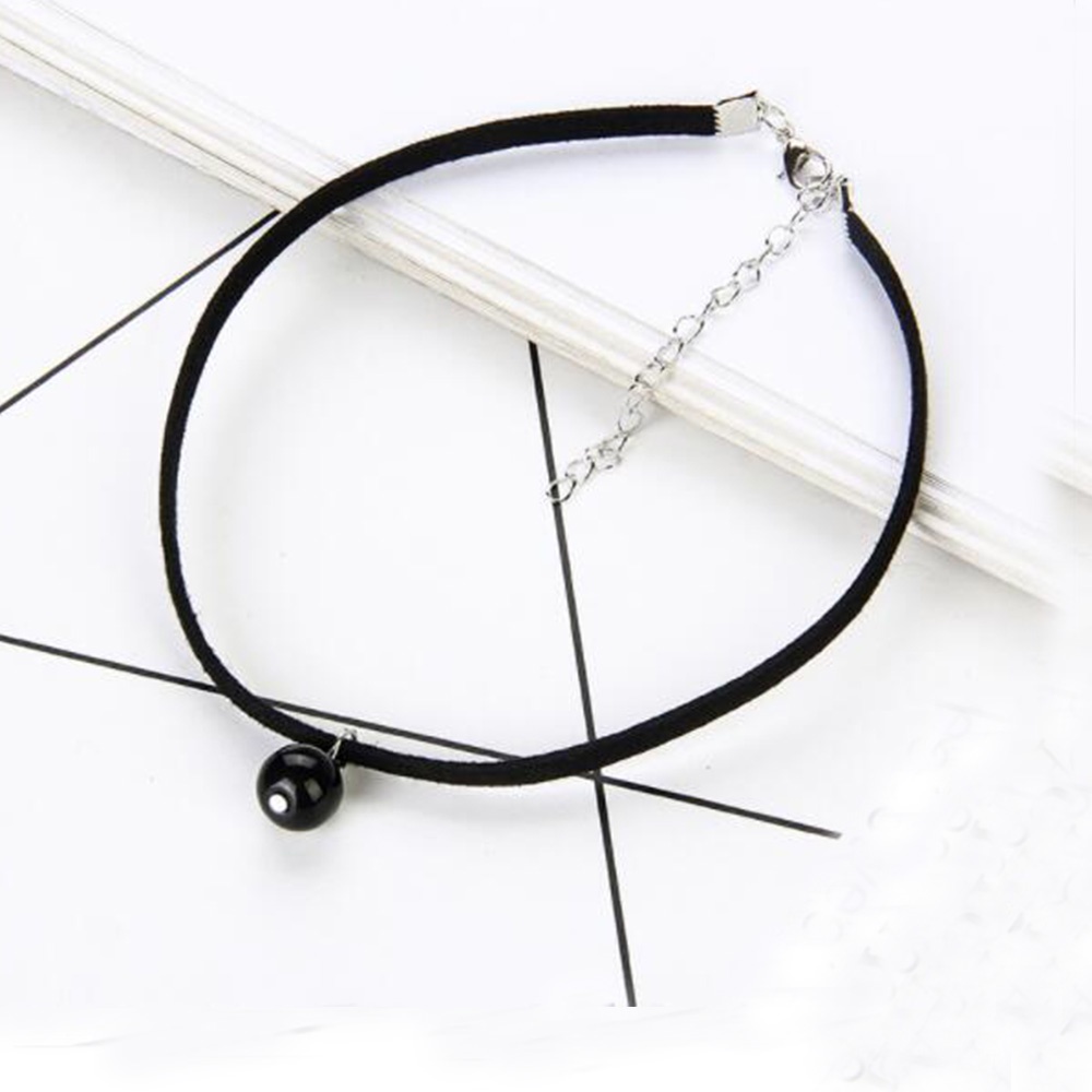 Vintage Handmade Black Velvet Choker For Women Gothic Punk Neck Jewelry ...