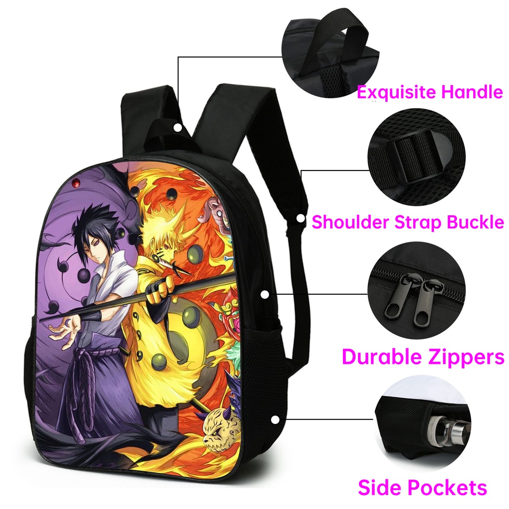 Naruto NARUTO Schoolbag Male and Female Anime Backpack Student Backpack ...