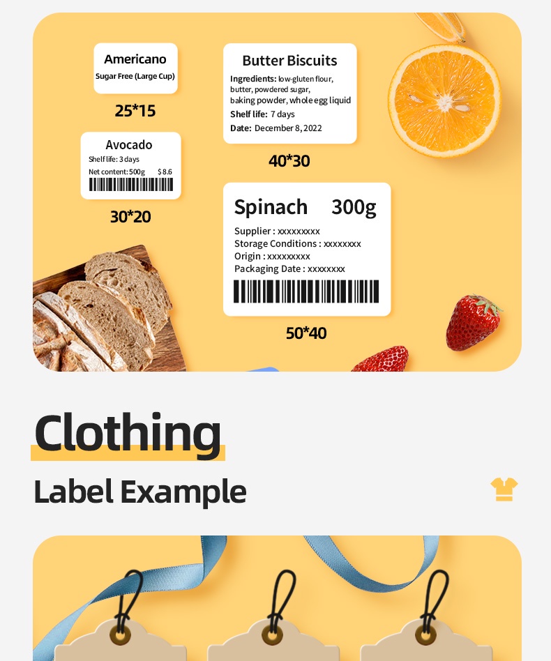 CLABEL 220B/221B/230B Label Sticker Price Tag Sticker Price Label ...