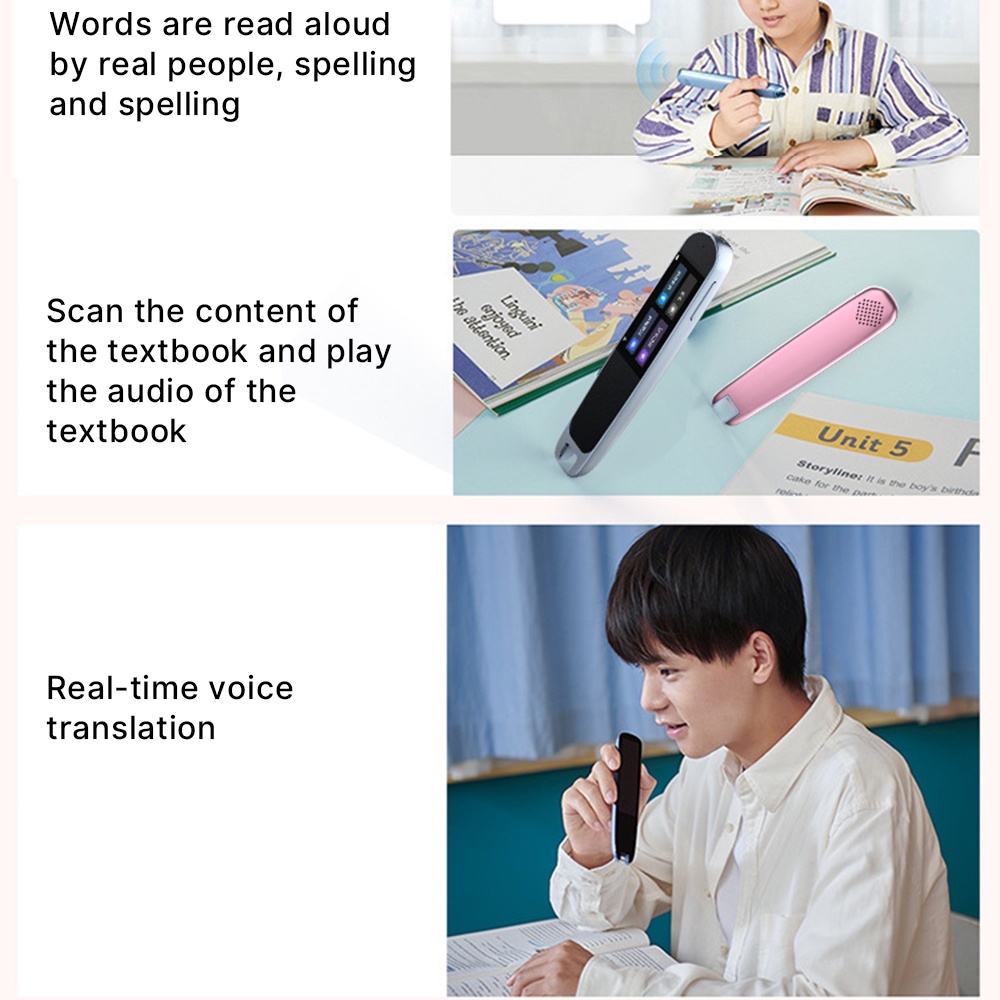 Portable Dictionary Translation Pen 2.8-Inch HD Touch Screen Text ...