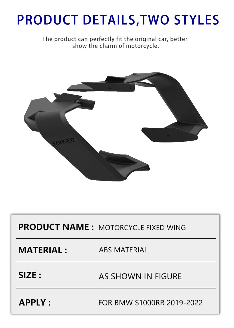 New for BMW S1000RR S1000 RR 2019 2020 2021 2022 High Quality Black ...
