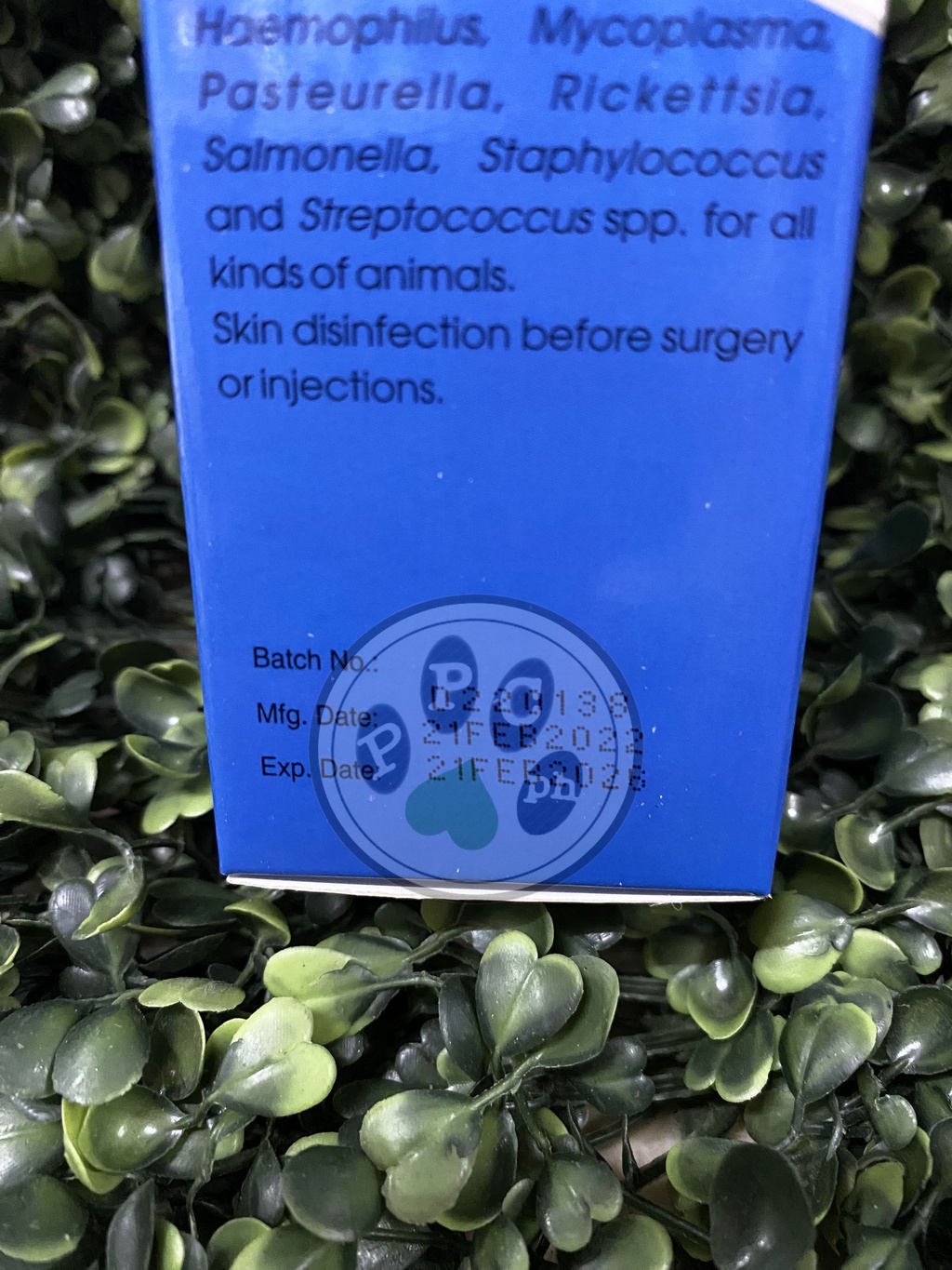 Papi Vime-Blue Skin Treatment Disinfectant Antibacterial Spray Dogs and ...