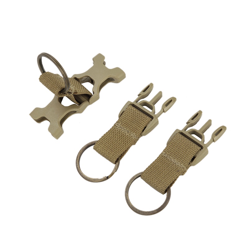 Molle Key Chain Ring Clip Nylon Webbing Strap Belt Backpack O Ring ...