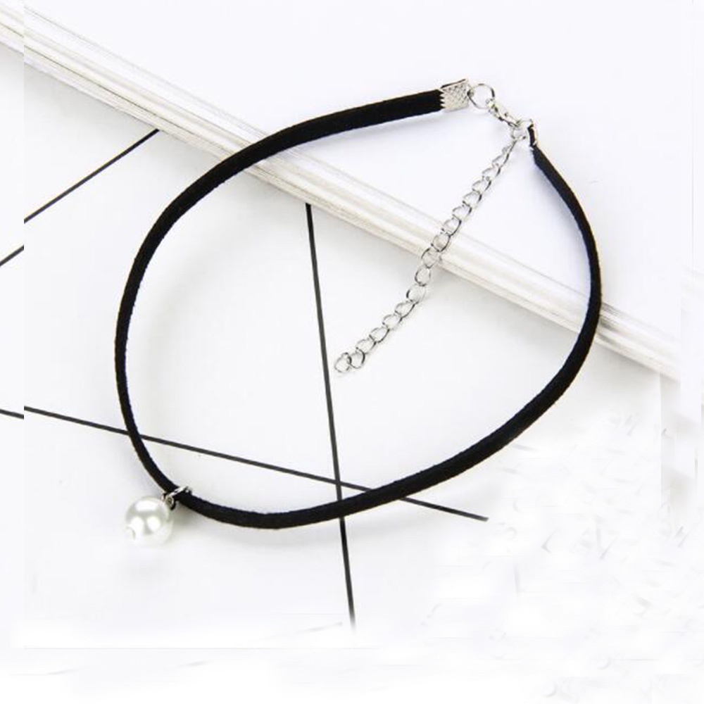 Vintage Handmade Black Velvet Choker For Women Gothic Punk Neck Jewelry ...